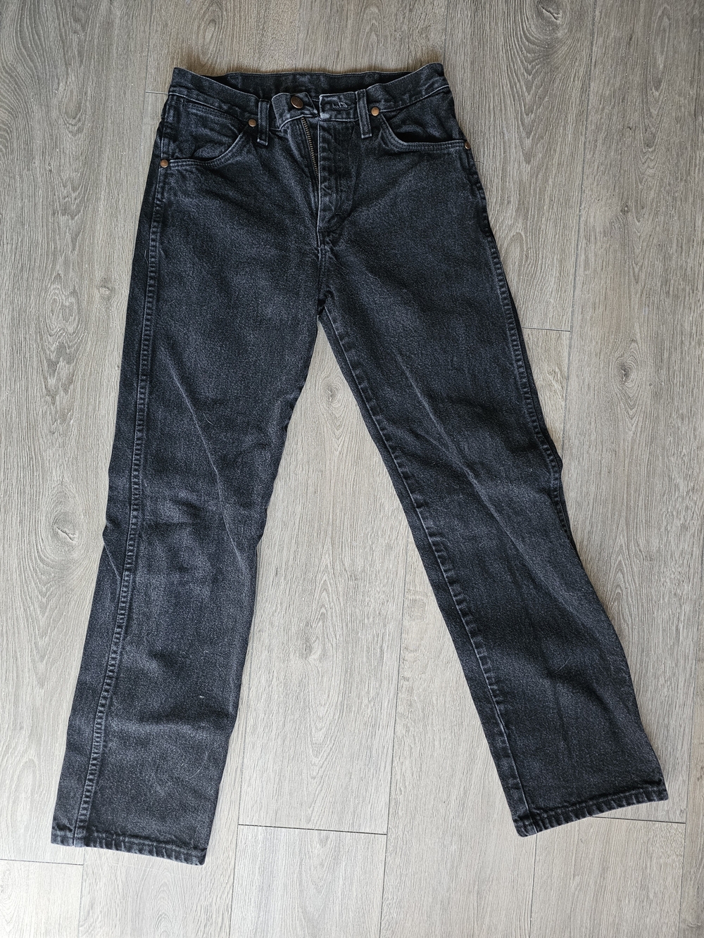 Wrangler Men's Black Bootcut Jeans